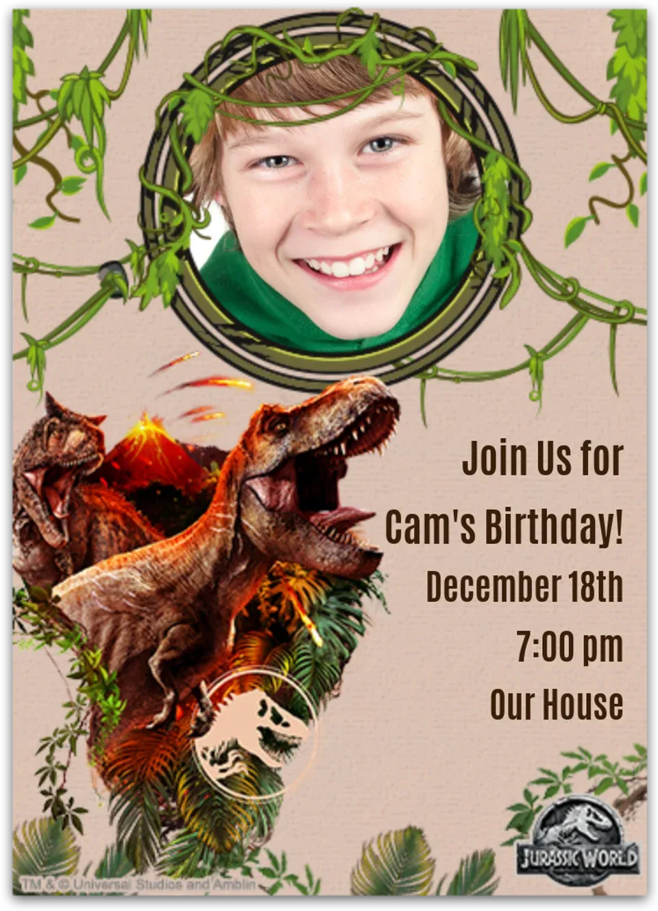 Jurassic World | Photo card