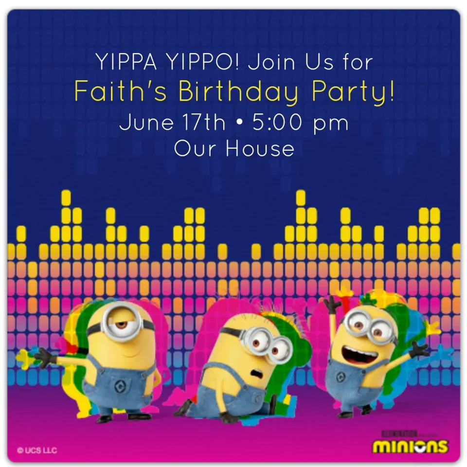 Minions | Dance Party card