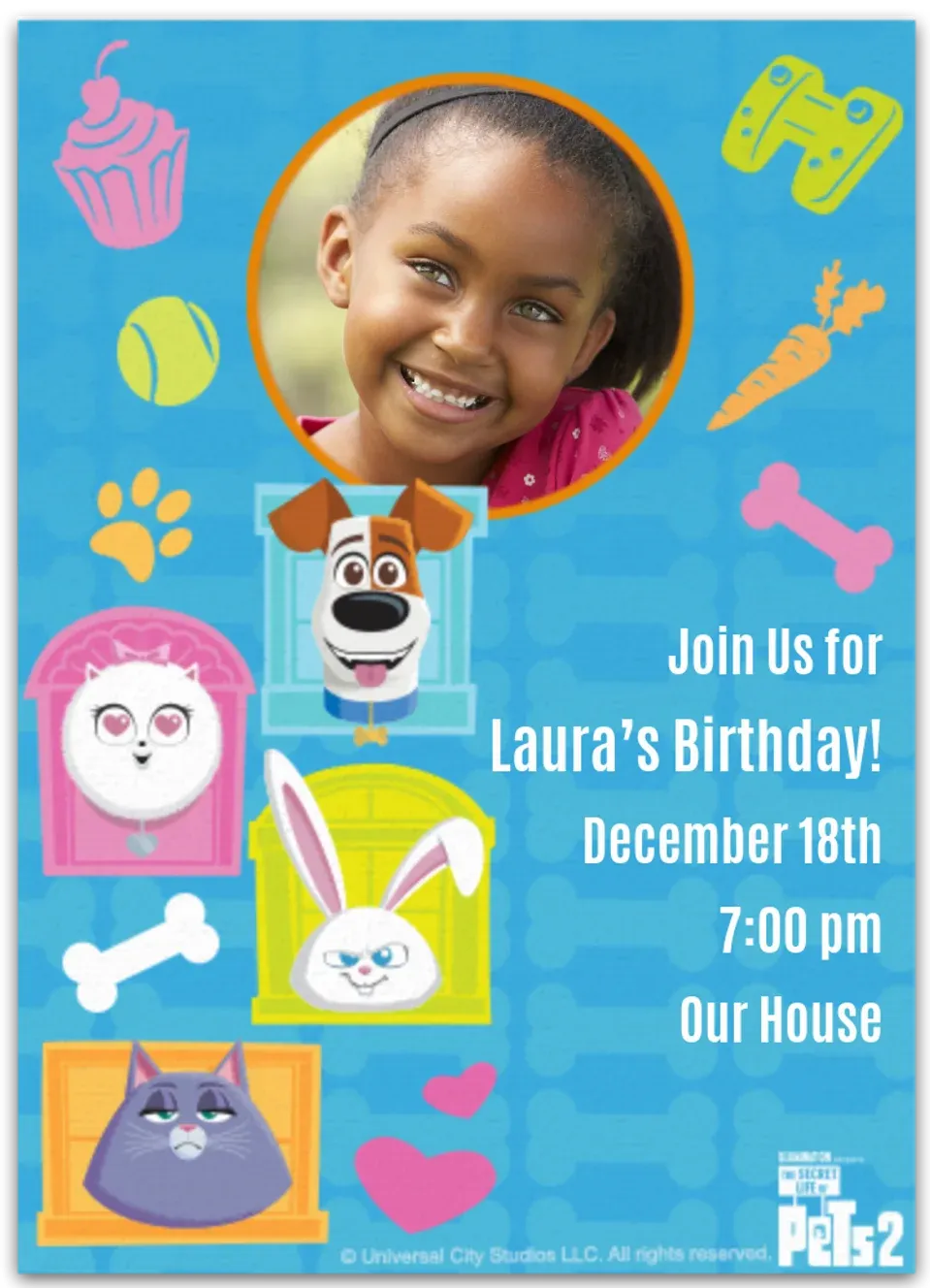 Secret Life | Birthday Photo card