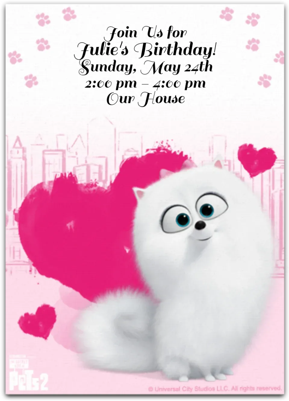 Secret Life | Gidget card