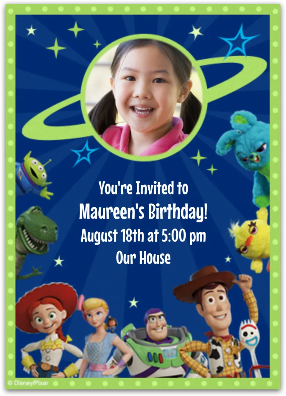 Toy Story 4 Photo card