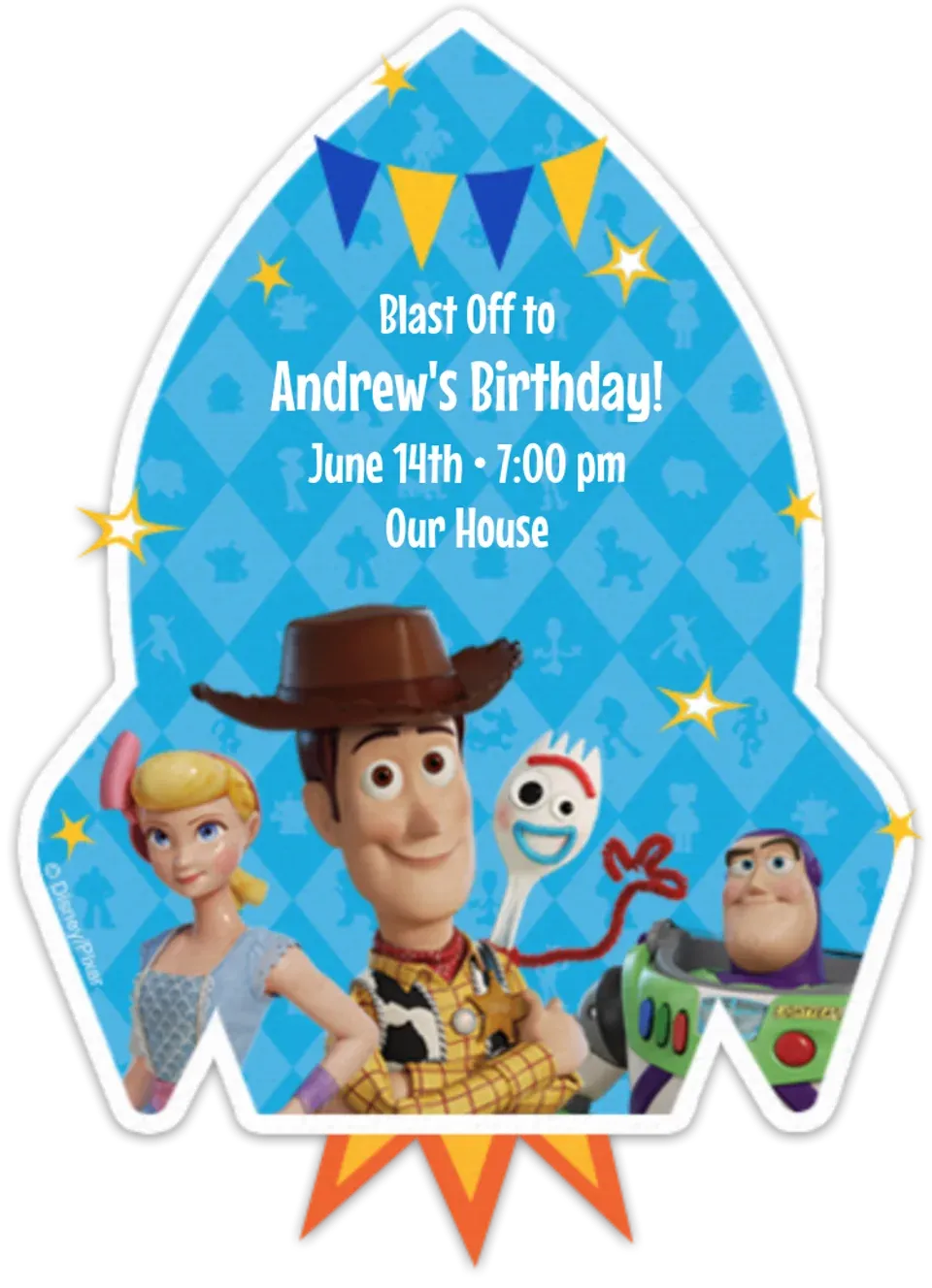 Toy Story 4 card