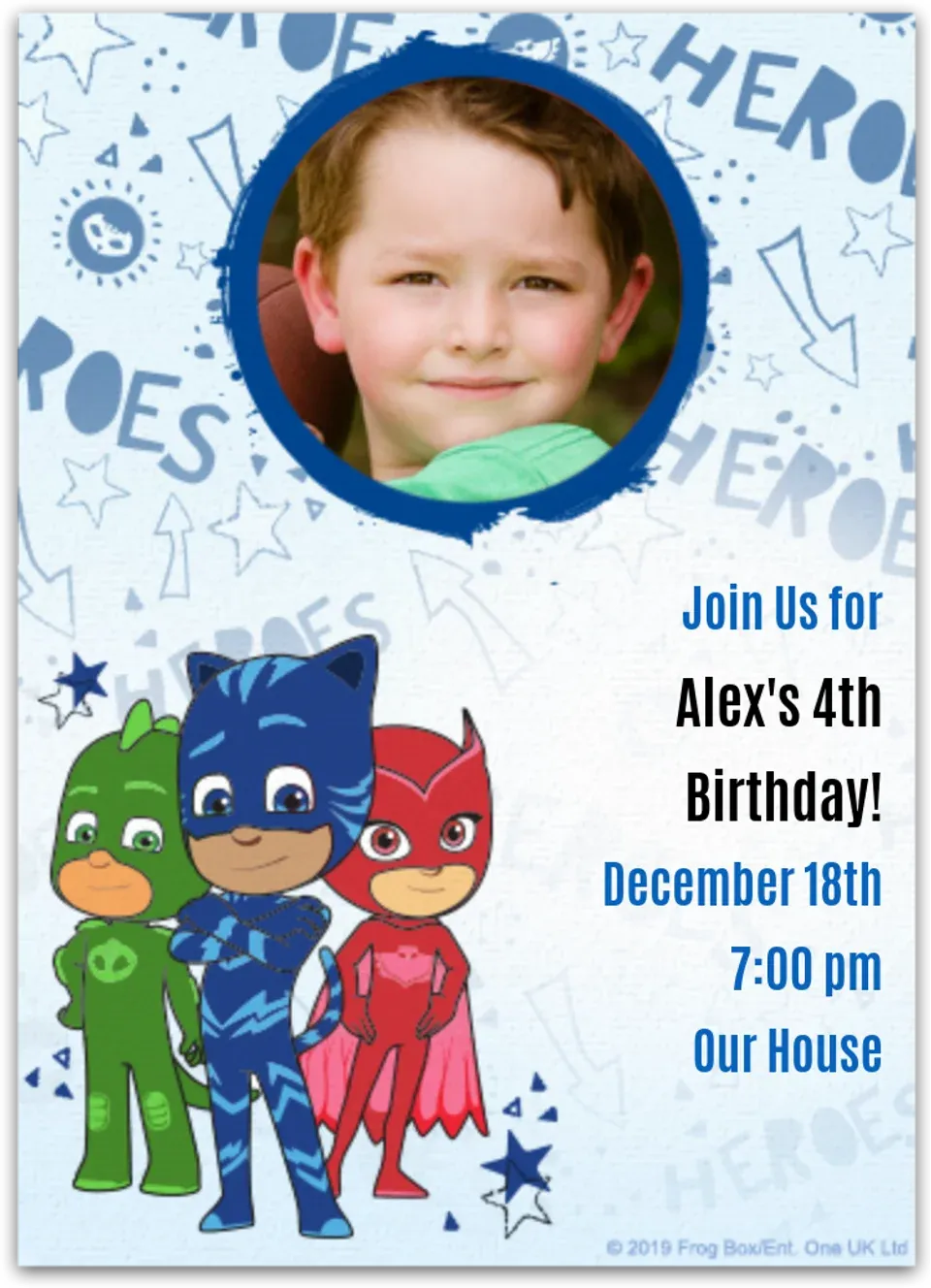 PJ Masks | Heroes card