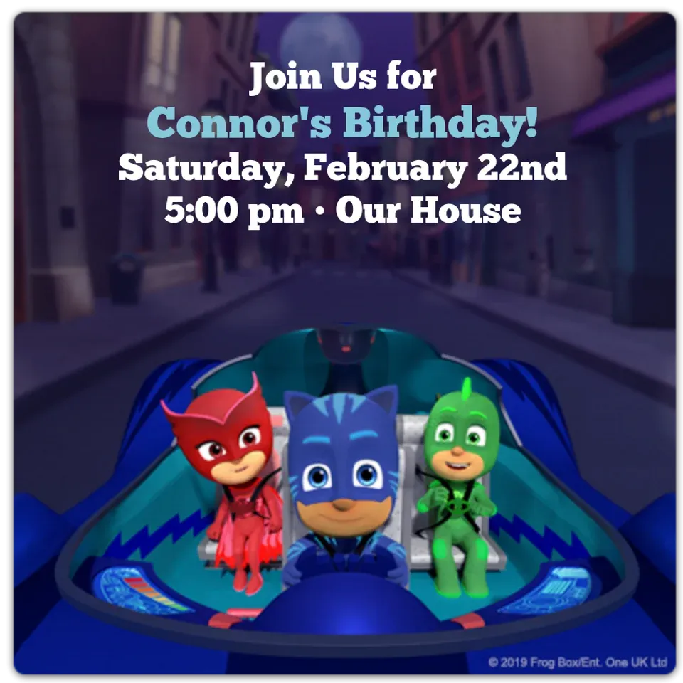 PJ Masks | Cat-Car card