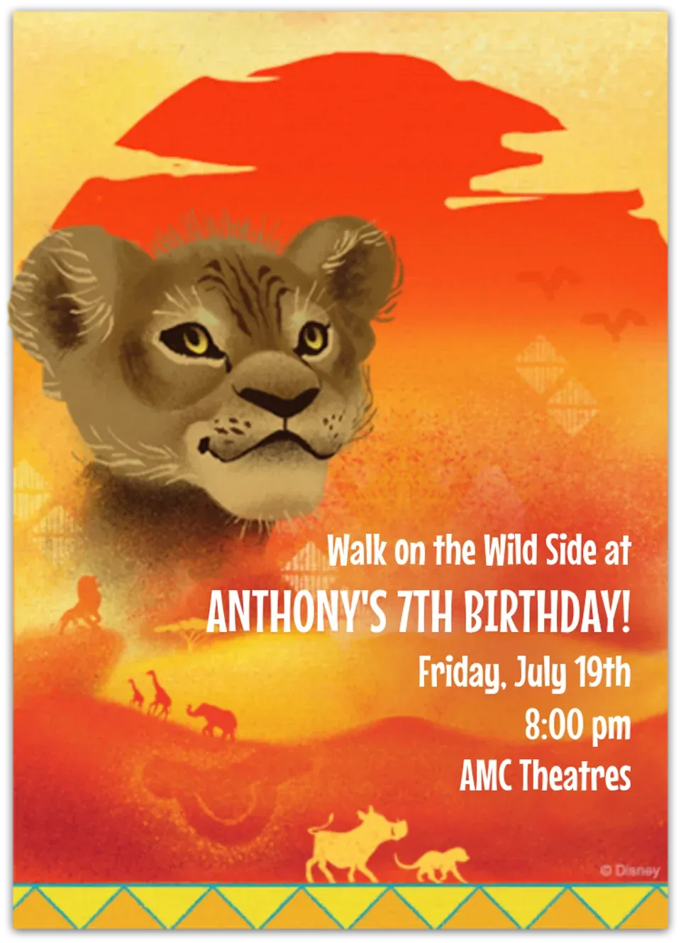 Lion King | Simba card