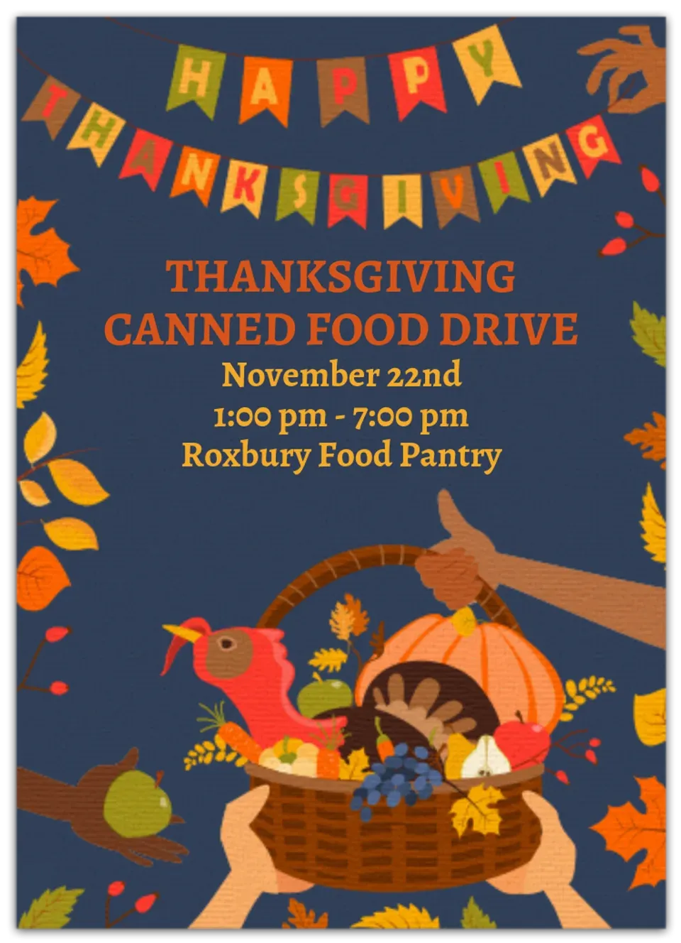 Thanksgiving Charity card