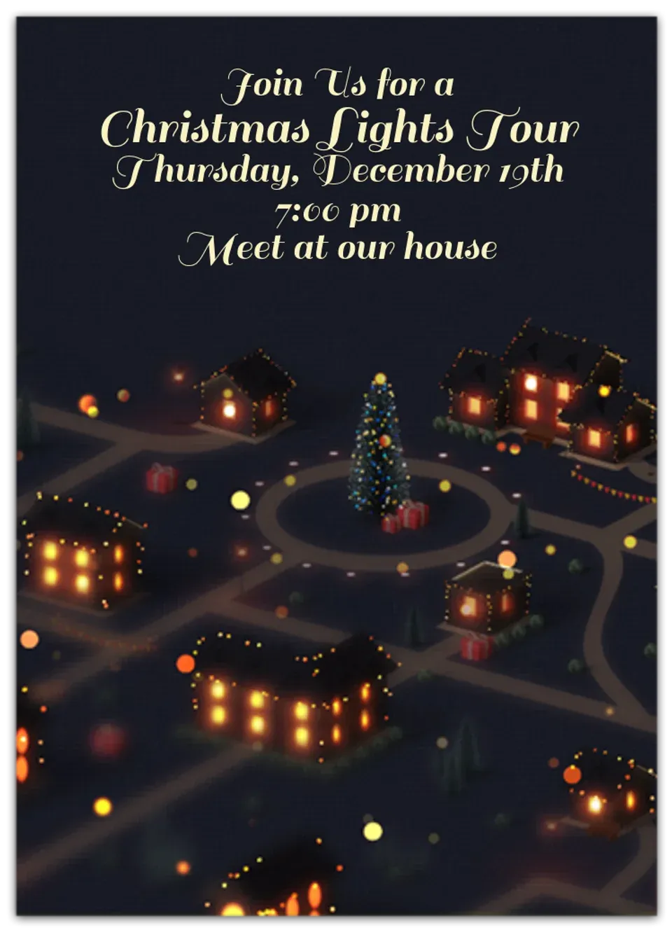 Dec 19 | Christmas Lights Tour card