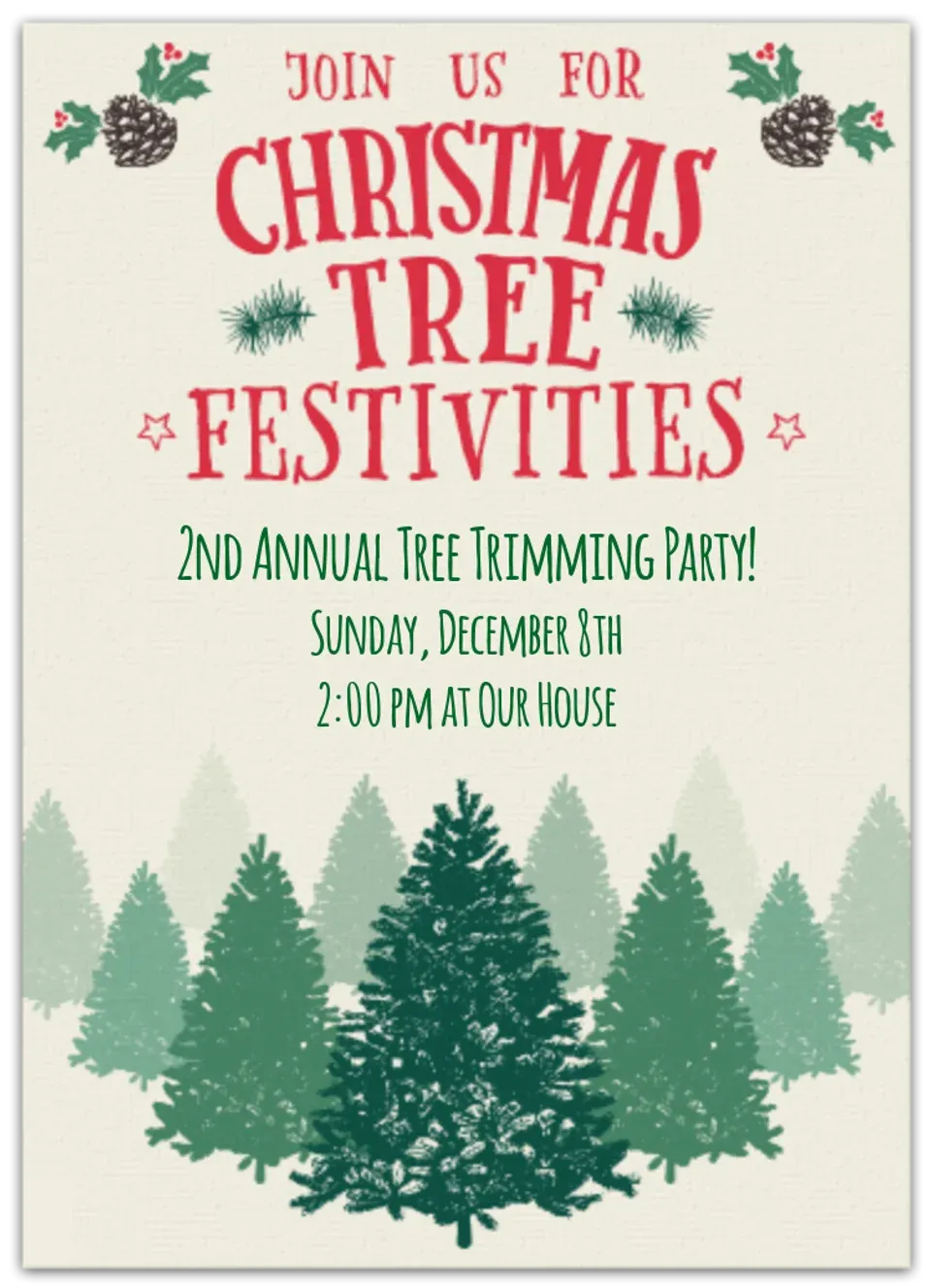 Dec 8 | National Christmas Tree Day card