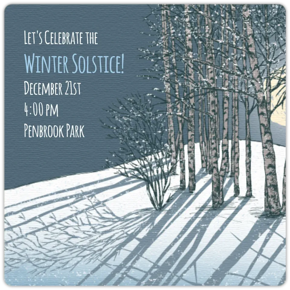 Dec 21 | Winter Solstice card