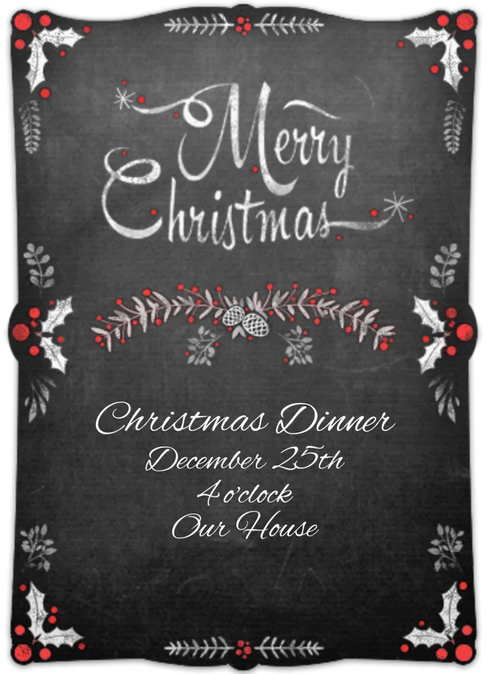 Dec 25 | Christmas card