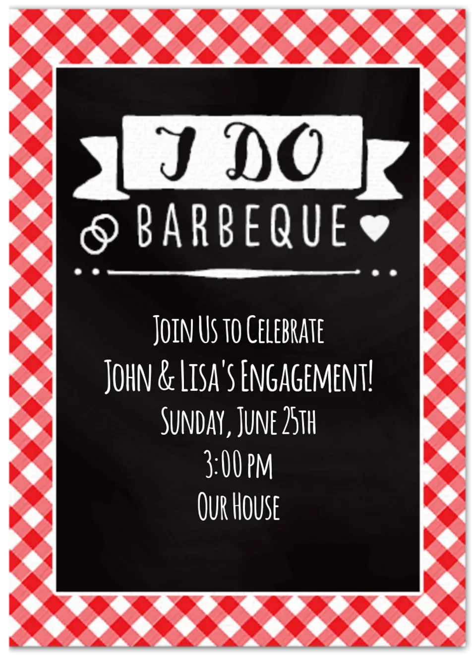 I Do Barbeque card