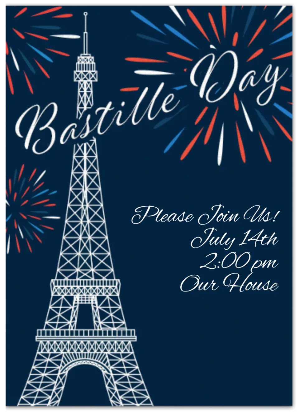 Bastille Day card