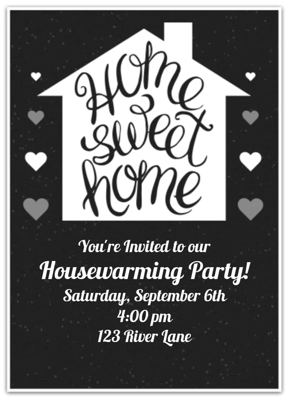 Home Sweet Home Script card