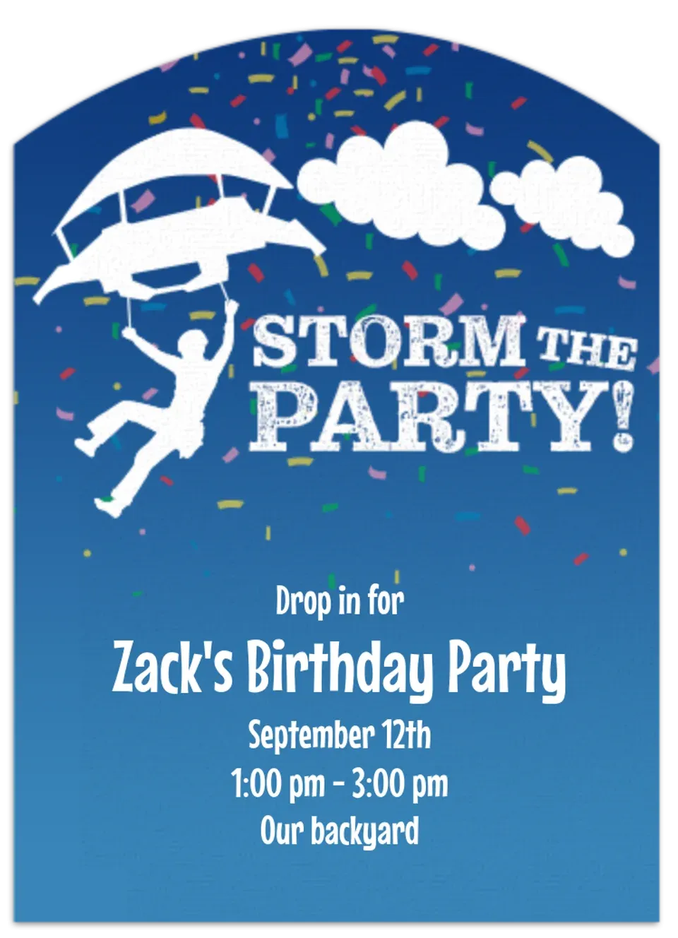 Storm the Party card