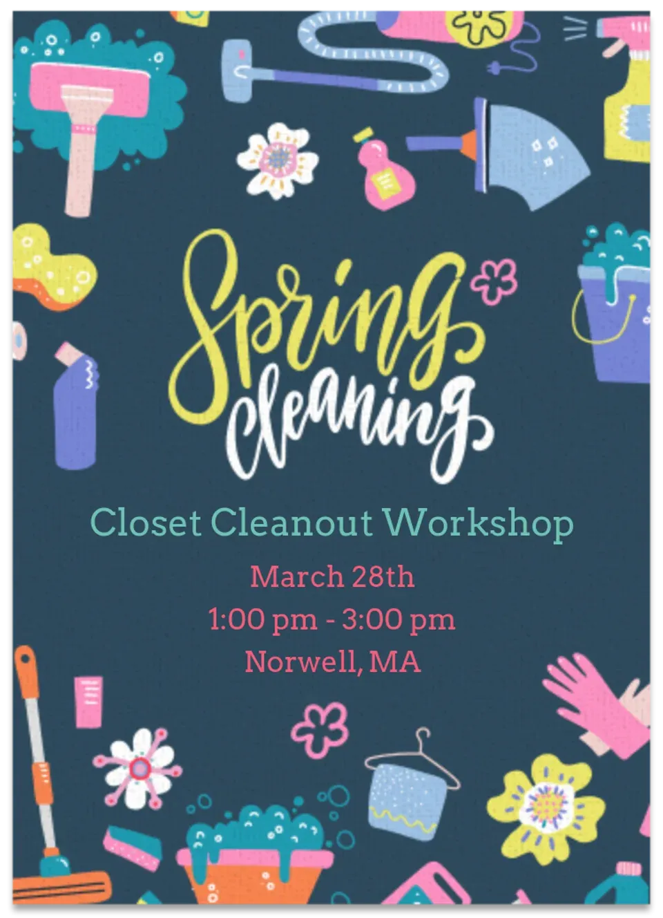 Spring Cleaning card