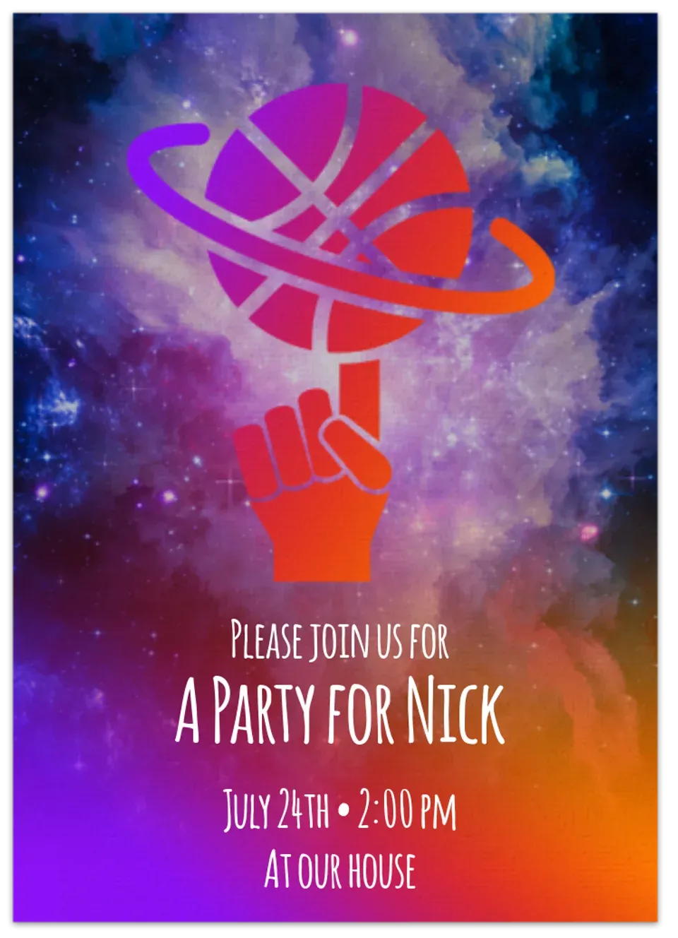 Out Of This World Basketball card