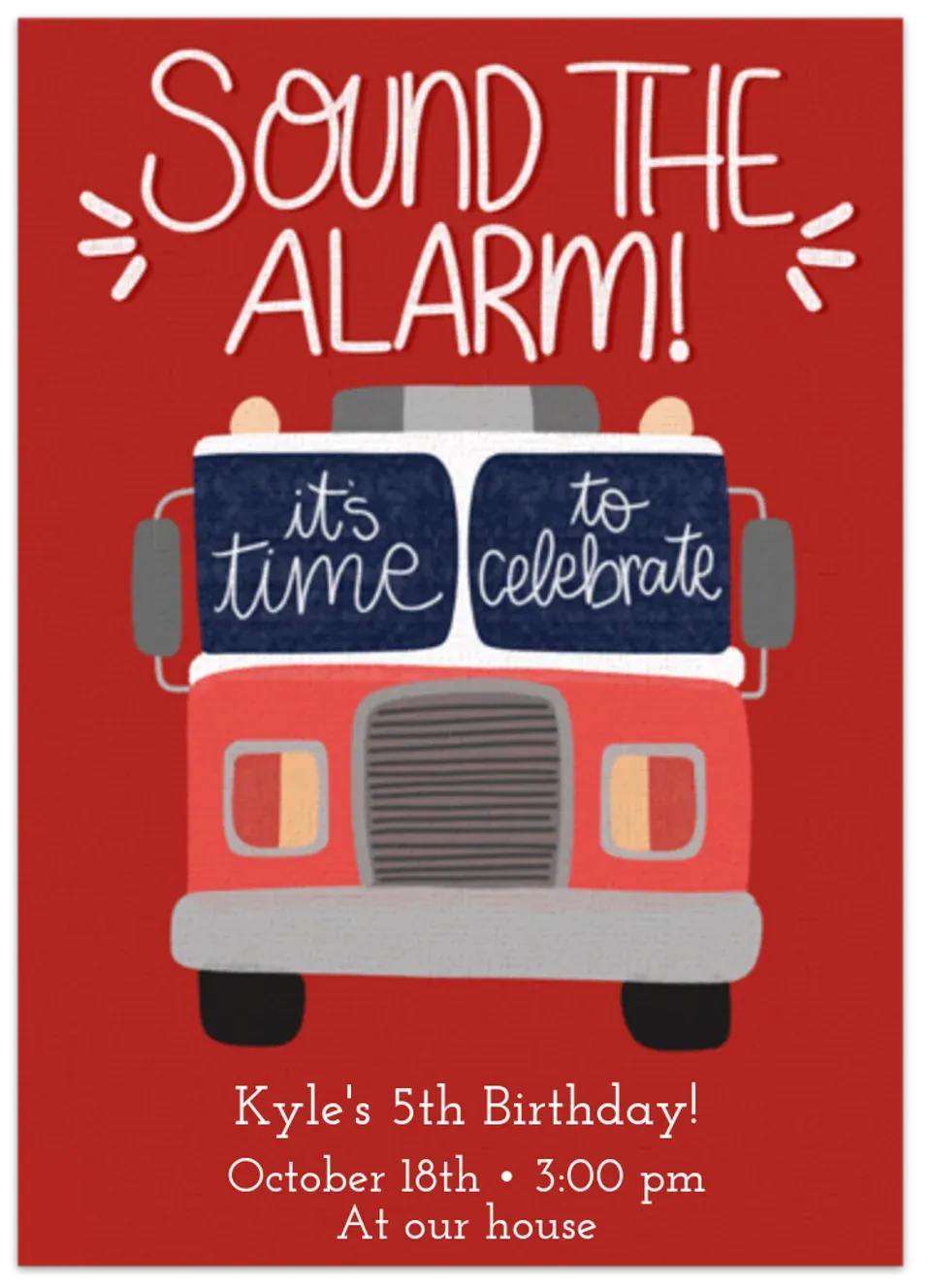 Sound the Alarm card