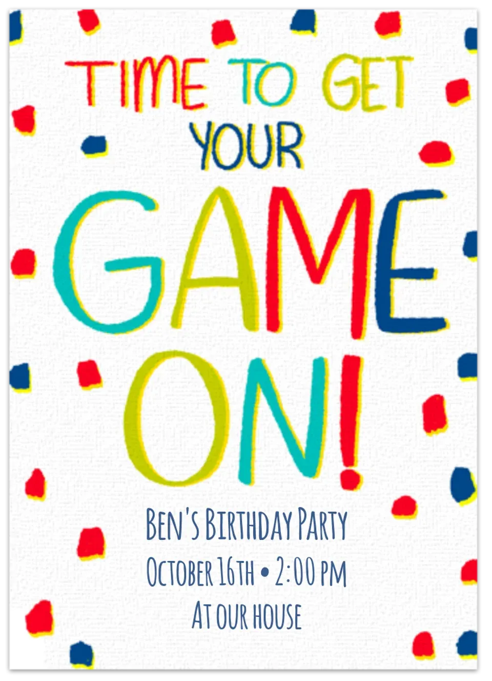 Gamer Birthday card