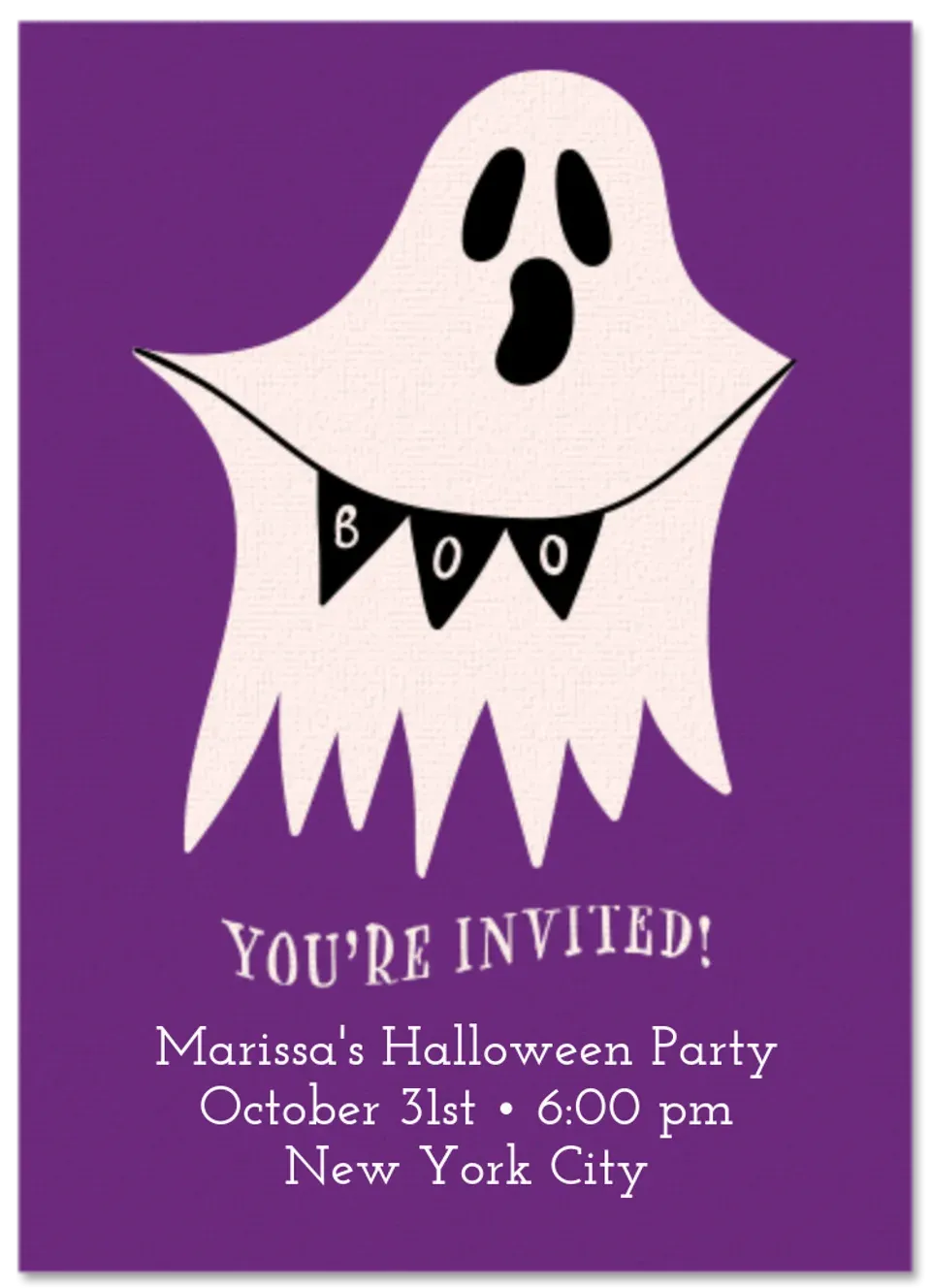 Boo! card