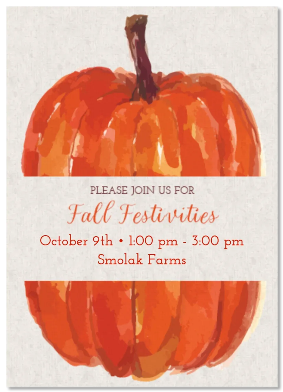 Fall Festivities card