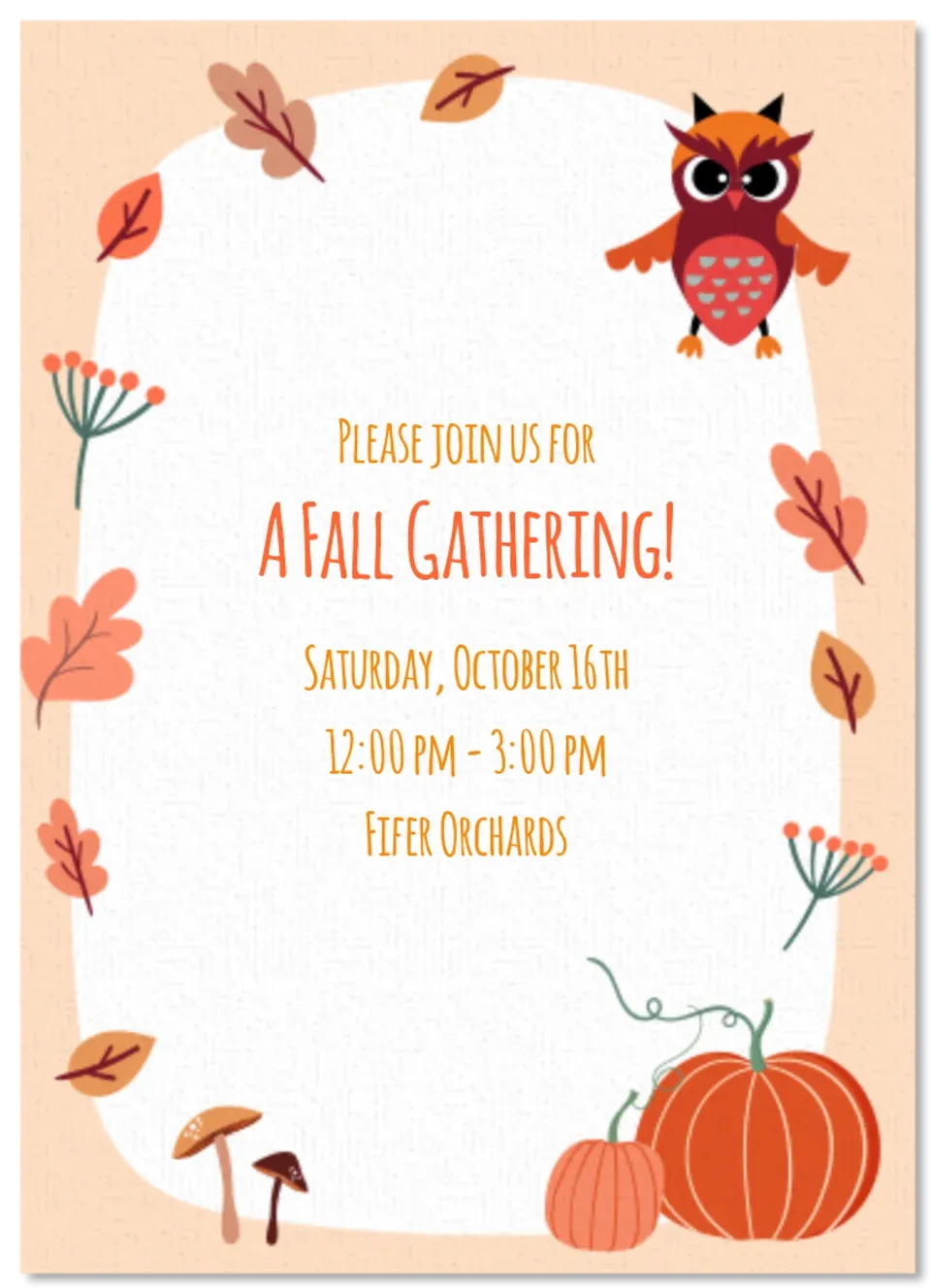 Fall Fun card