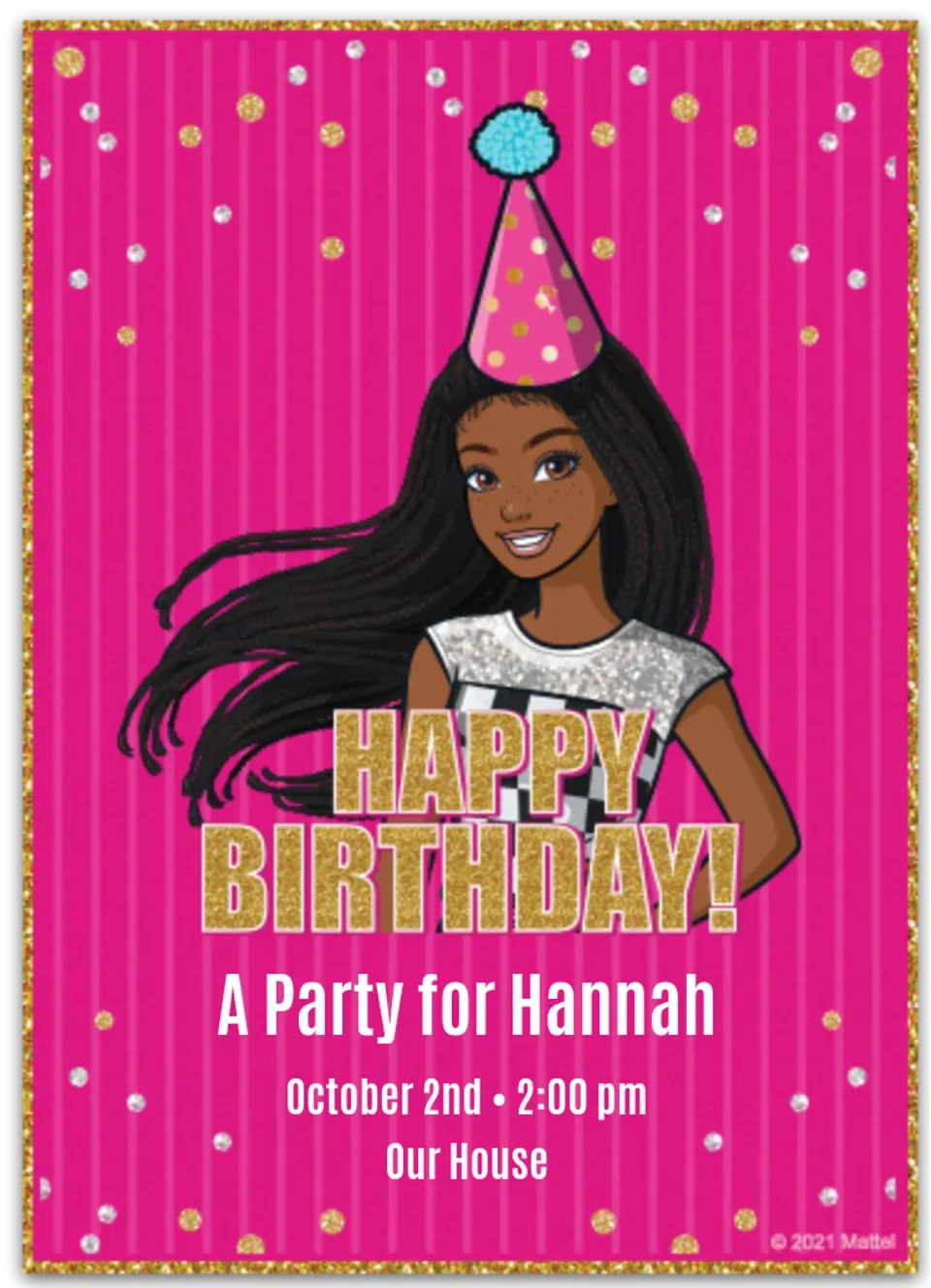 Barbie | Brooklyn Birthday card