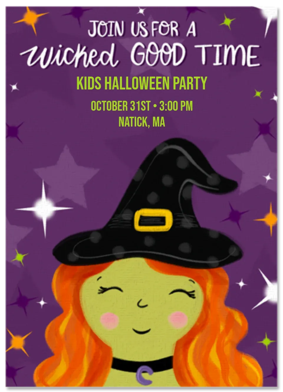 Wicked Good Time card