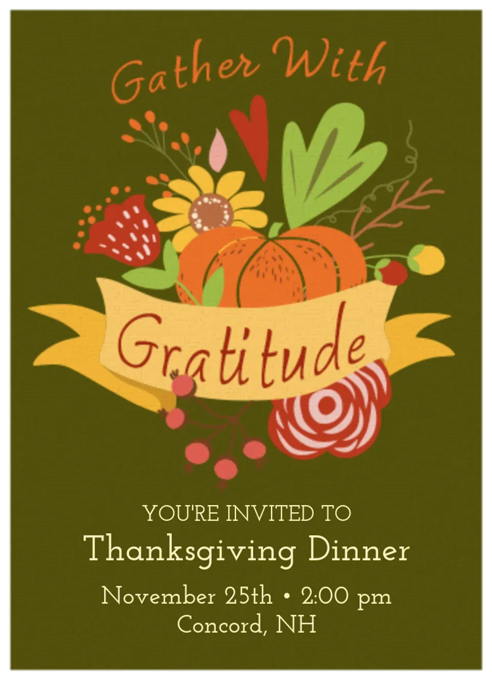 Gather With Gratitude card