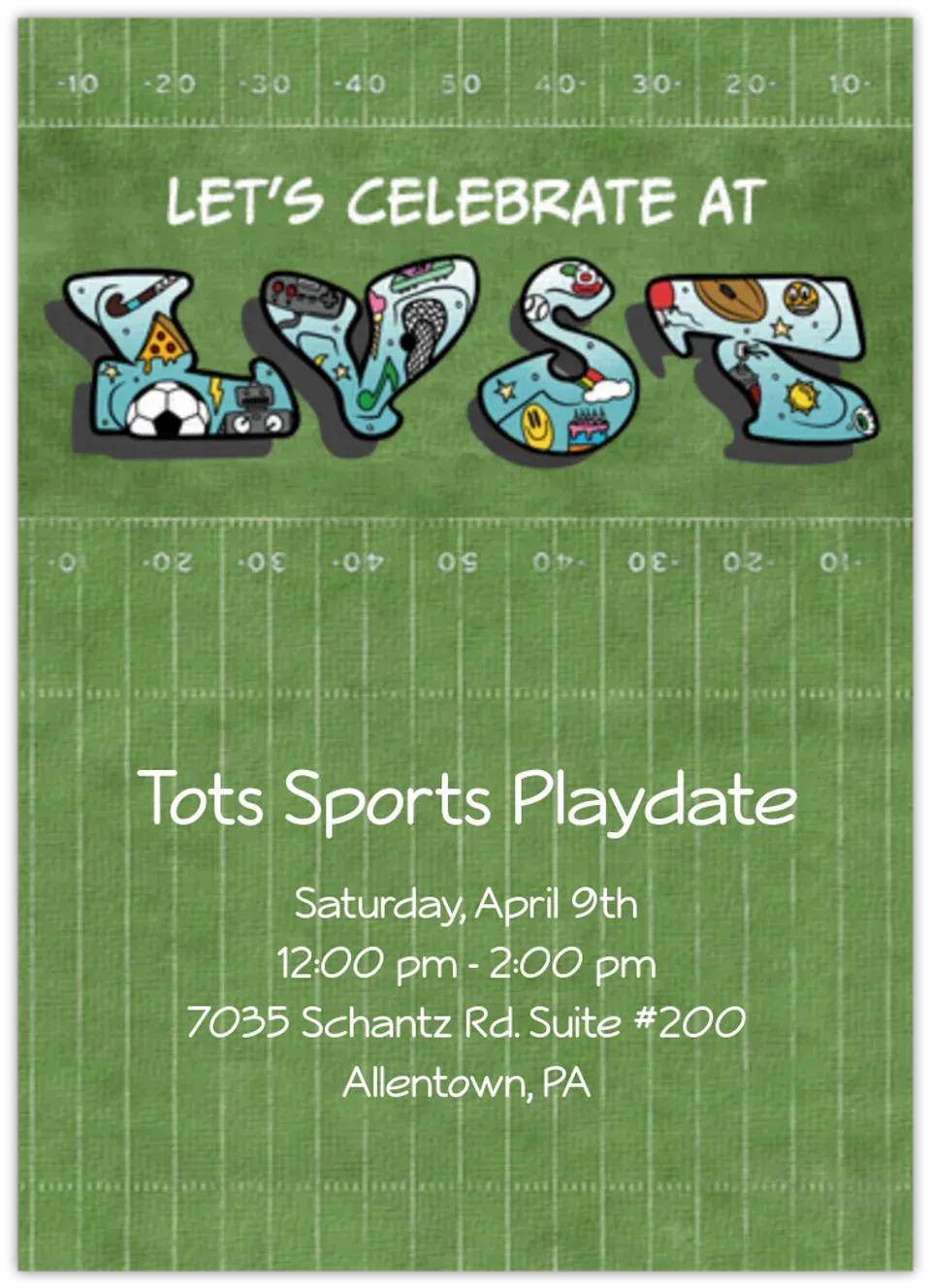 Lehigh Valley Sports Turf | Sports card