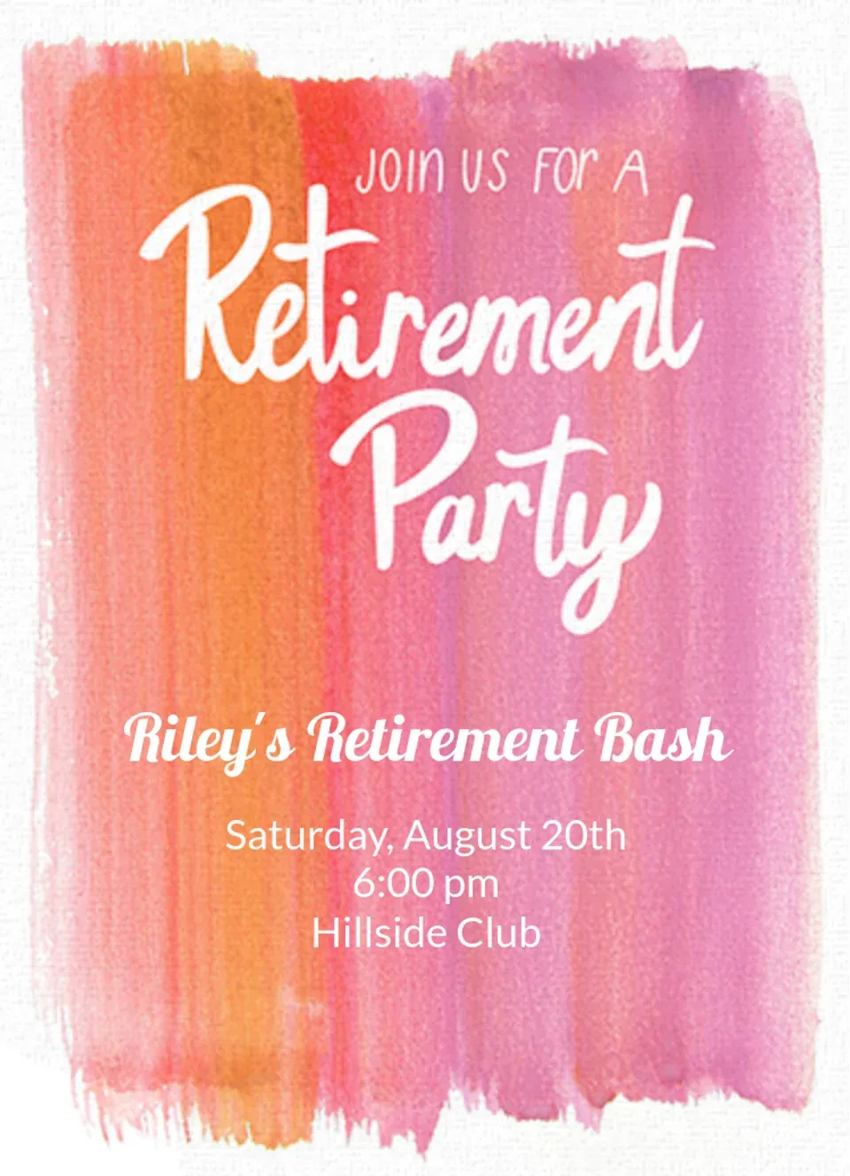 Refined Retirement card