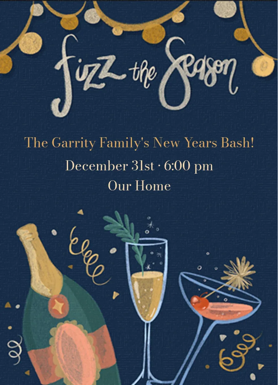 Fizz the Season card