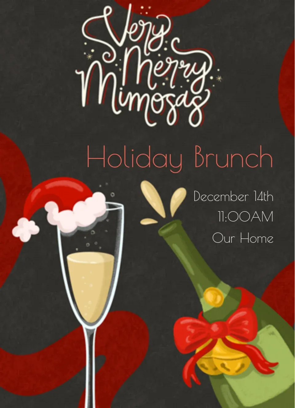Holiday Brunch Mimosas card