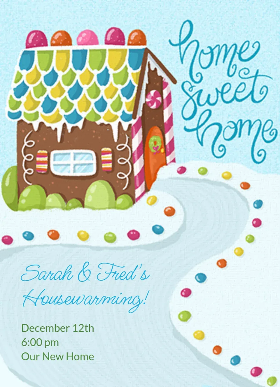 Home Sweet Gingerbread card