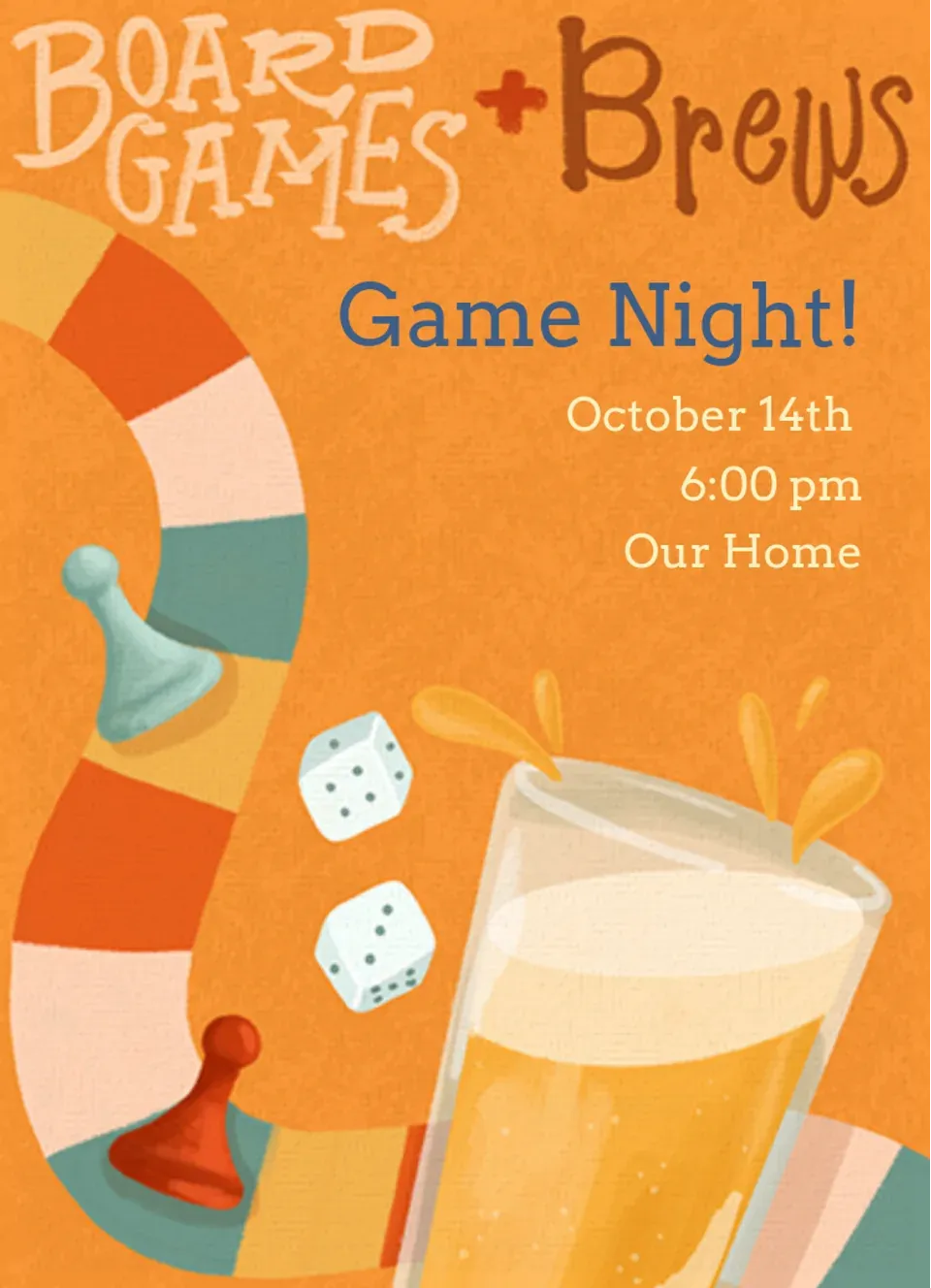 Board Games & Brews card