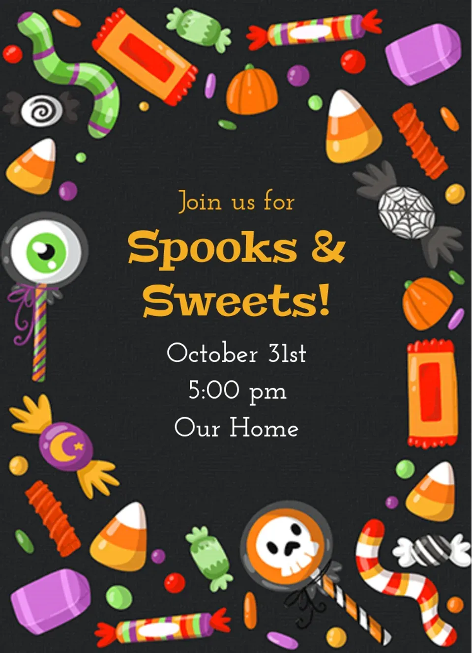 Halloween Treats card