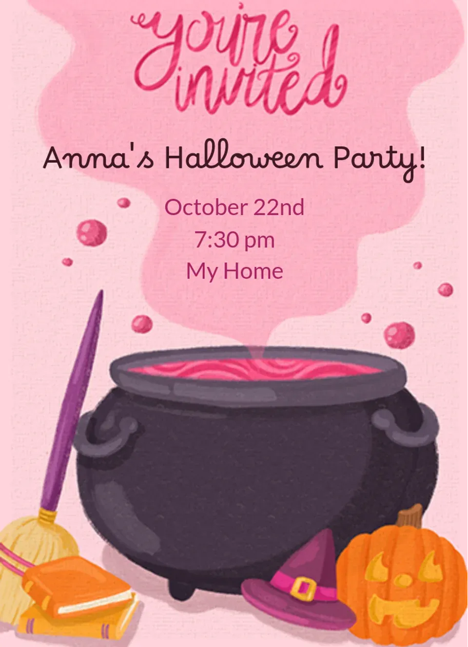 Witch's Cauldron card