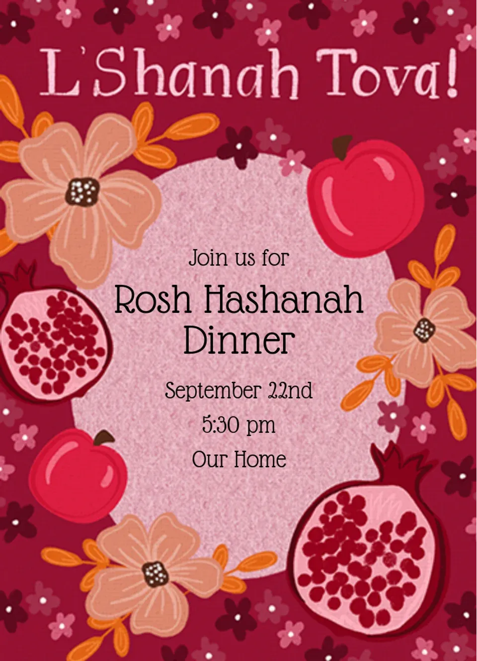 Sweet Rosh Hashanah card