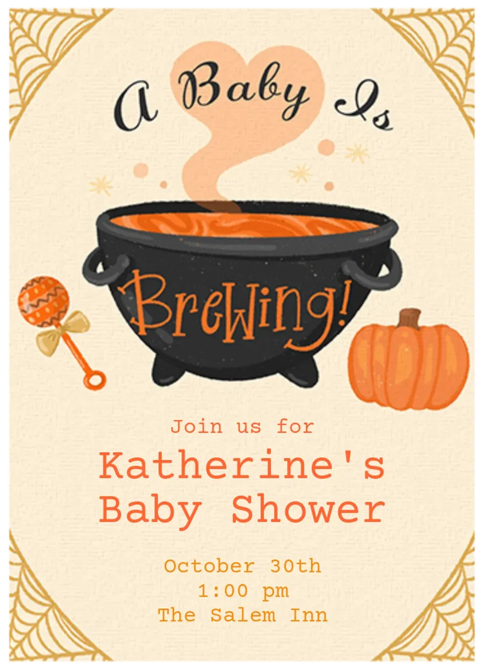 Spooky Baby Brewing card