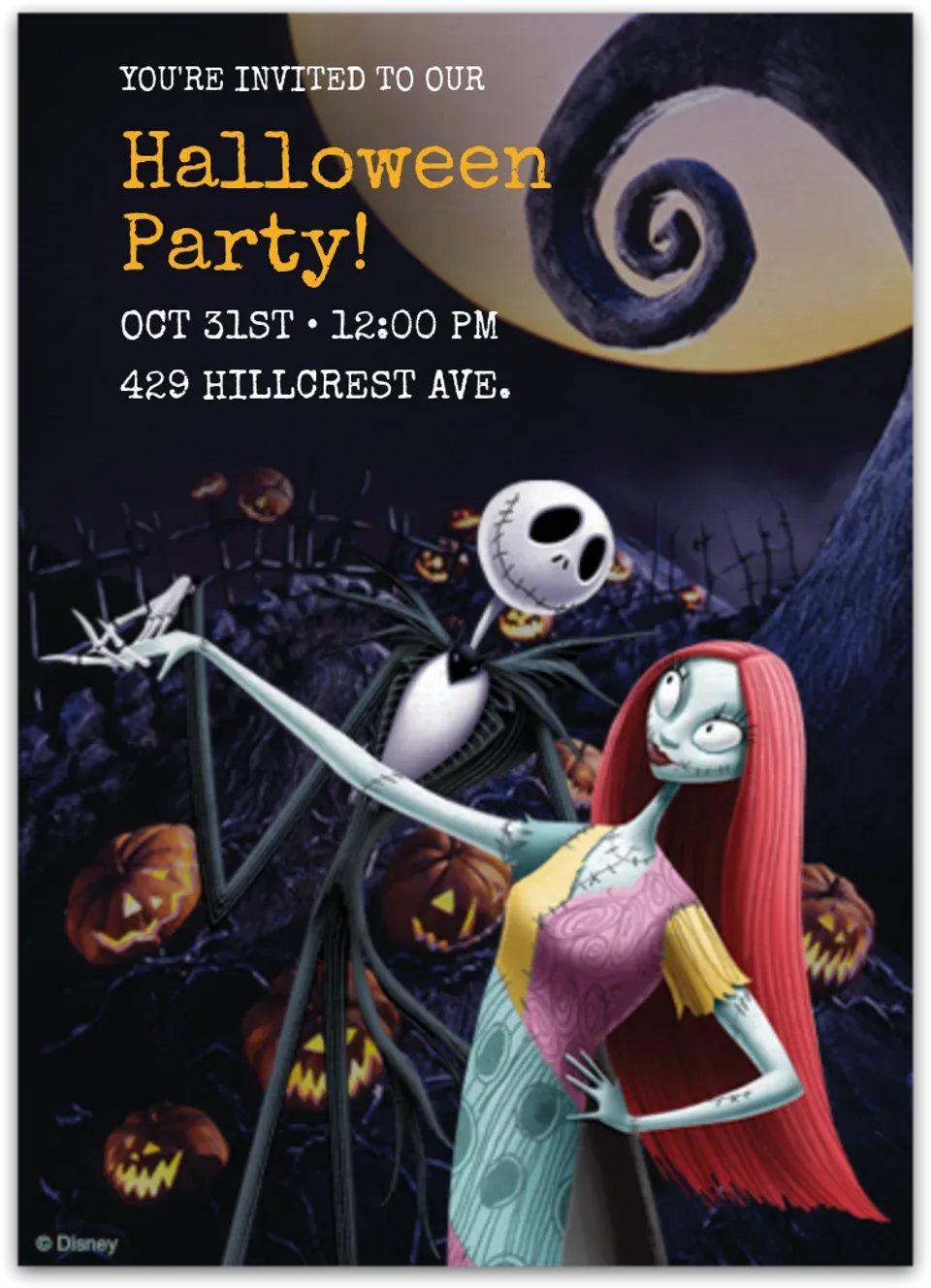 Jack & Sally card