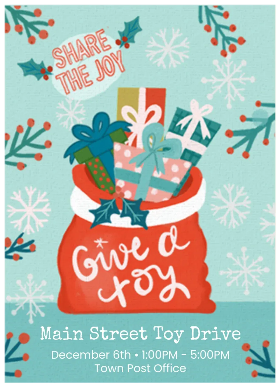Toy Drive card