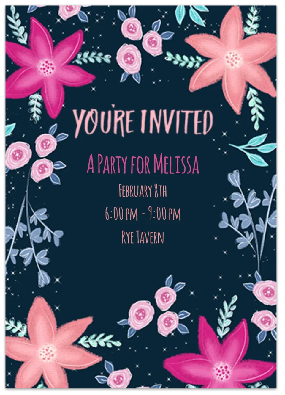 Winter Birthday card