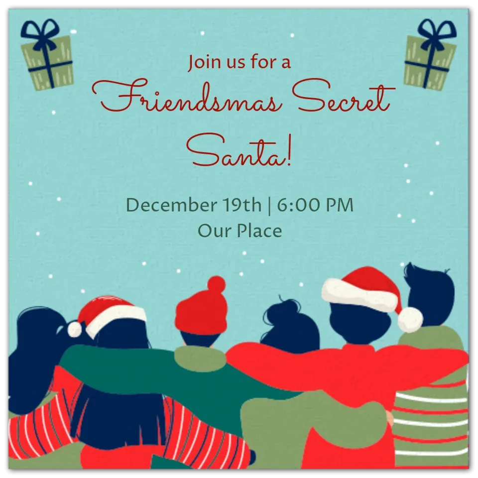 Secret Santa Gifts card