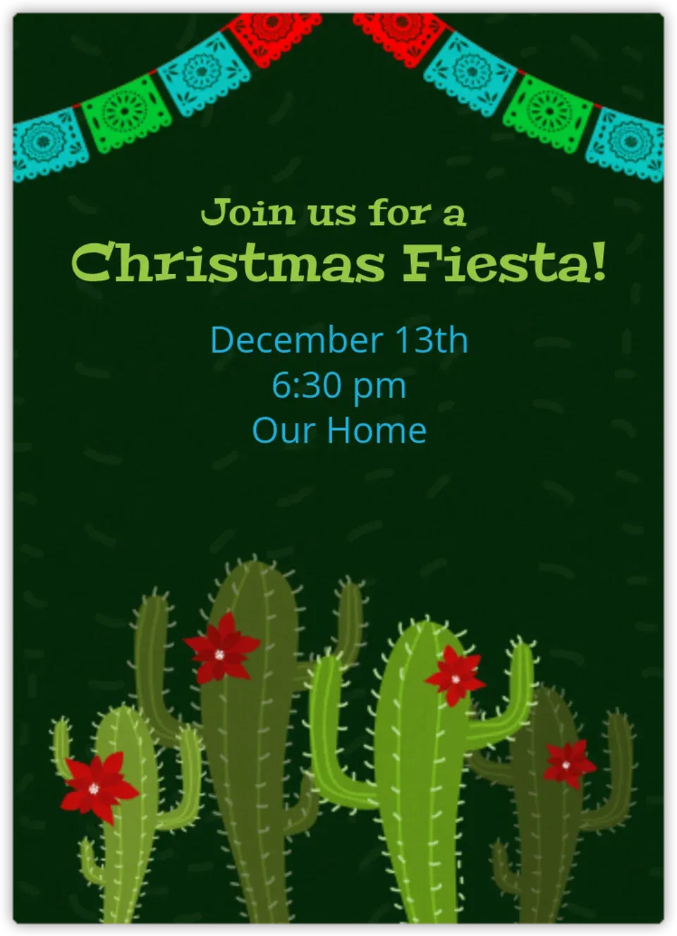 Christmas Fiesta card