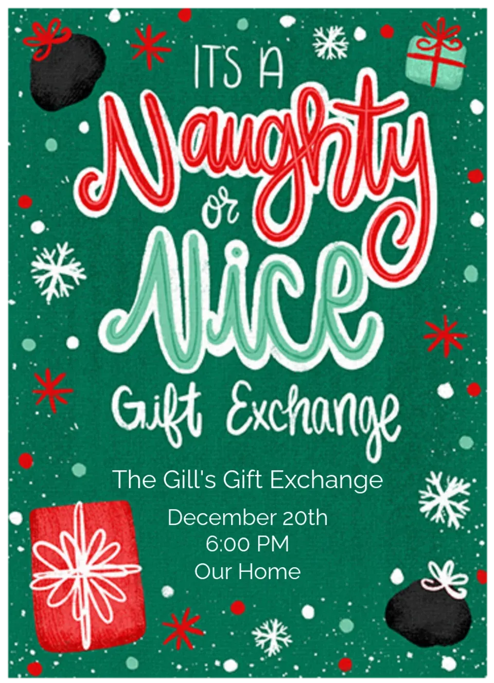 Naughty or Nice card