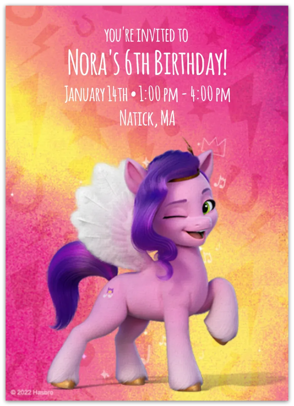 My Little Pony | Pipp card