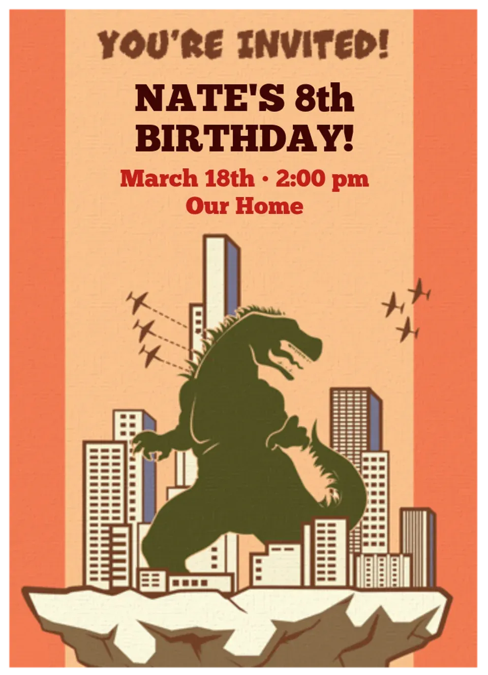 King of the Monsters card