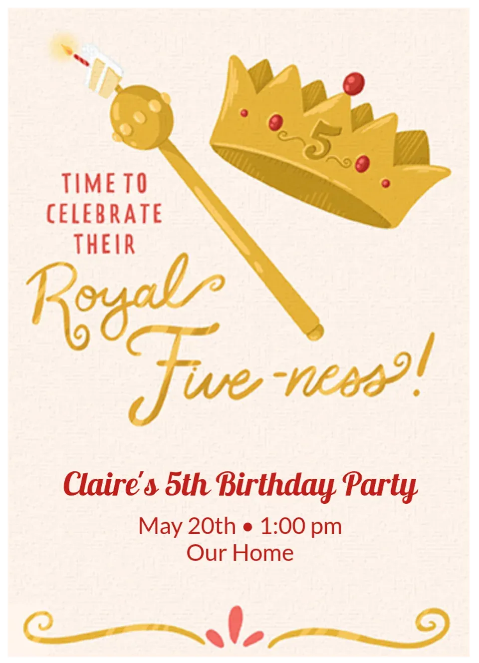 Royal FIVE-ness card