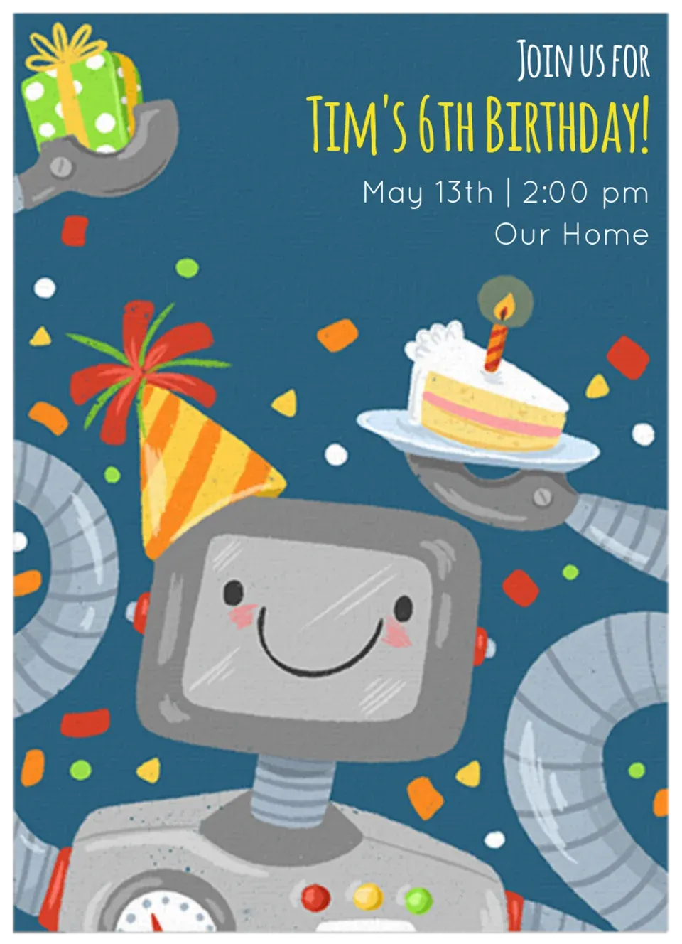 Birthday Bot card