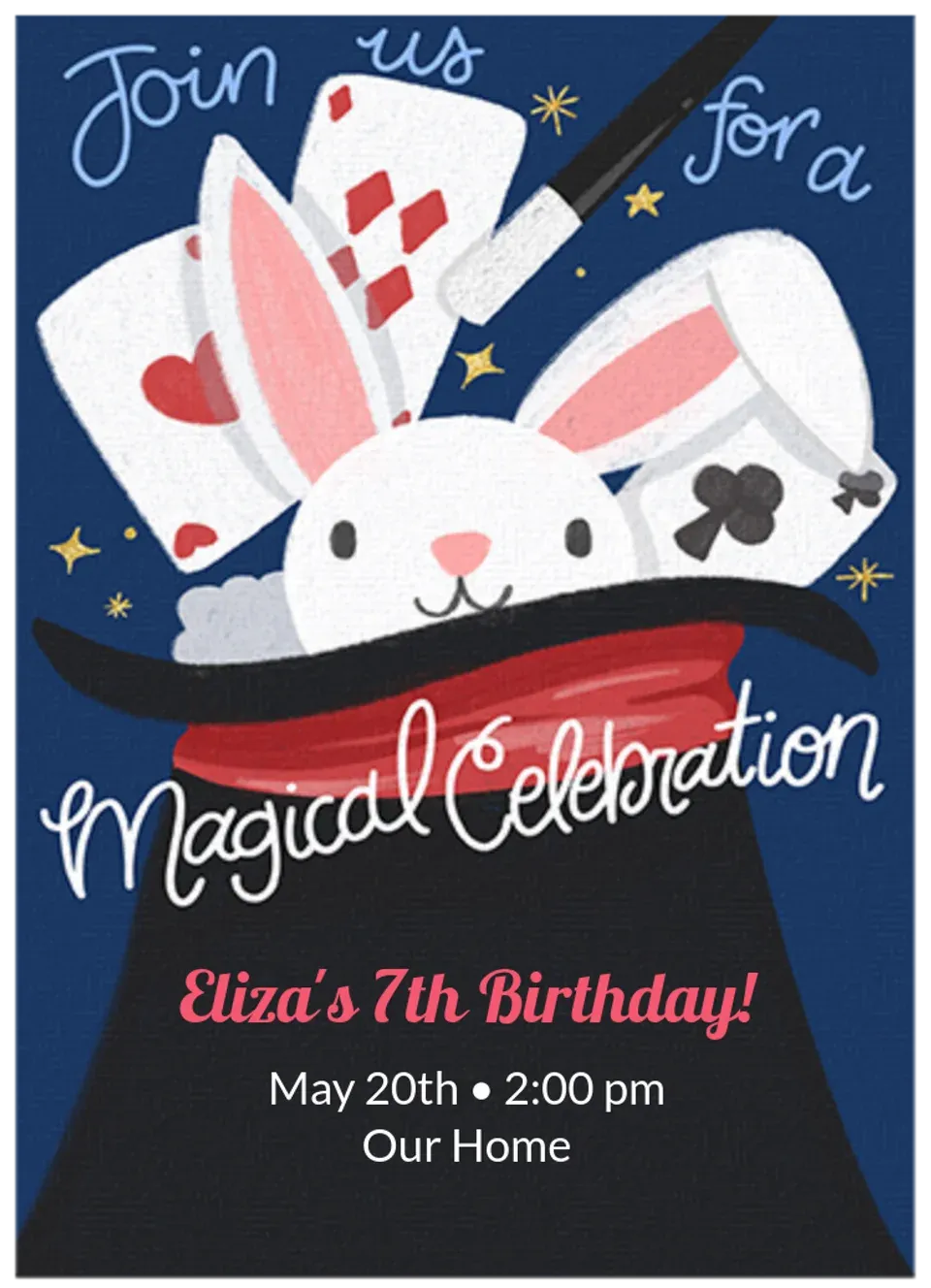 Magician Birthday card
