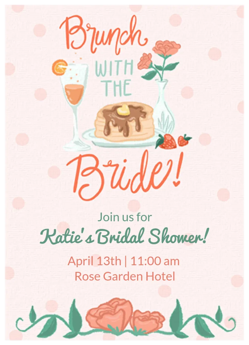 Brunch With The Bride card